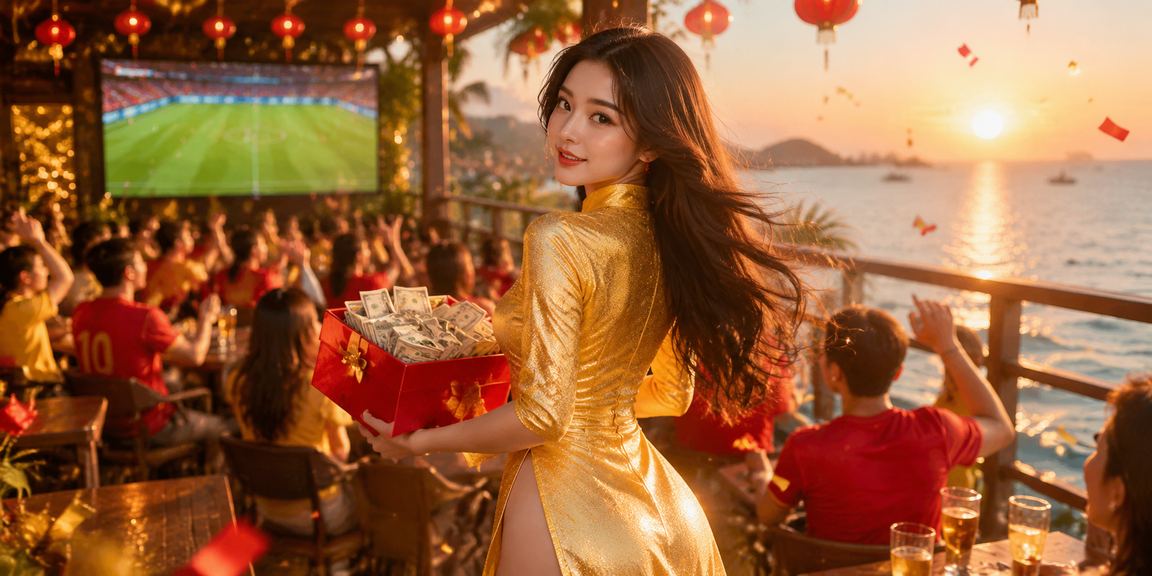 Người dùng Hà Nội sử dụng app casino trên điện thoại với trang phục áo dài truyền thống